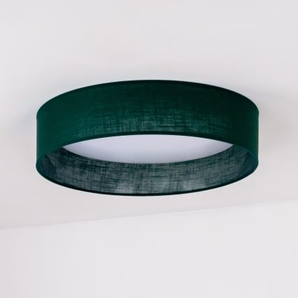 Duolla - LED Stropna svjetiljka ROLLER LED/24W/230V pr. 45 cm zelena
