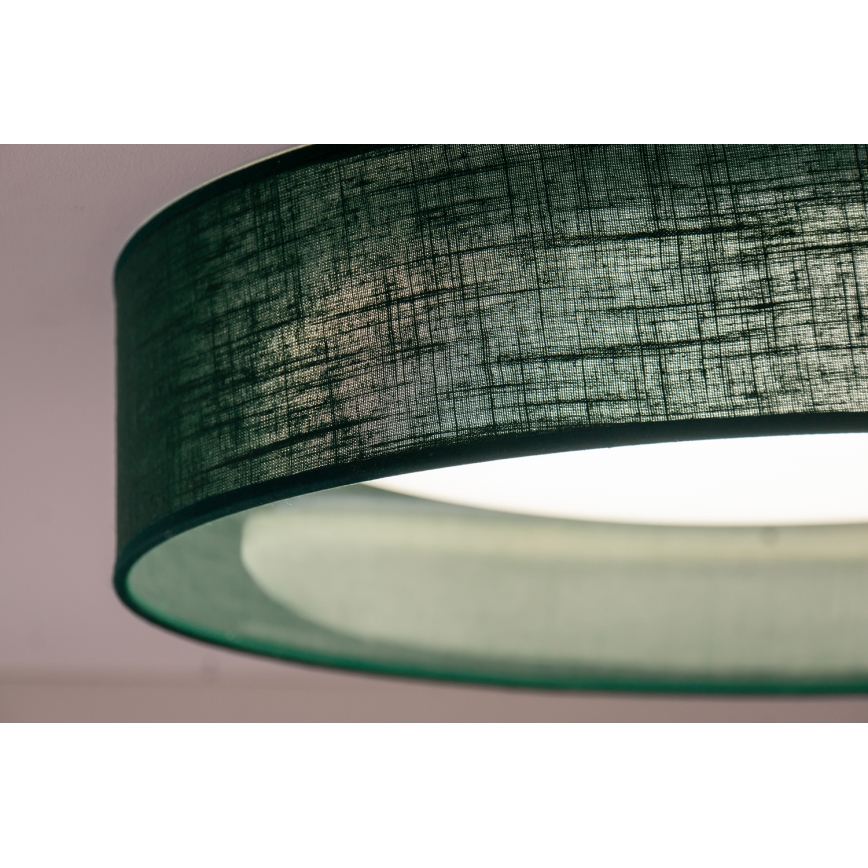 Duolla - LED Stropna svjetiljka ROLLER LED/24W/230V pr. 45 cm zelena