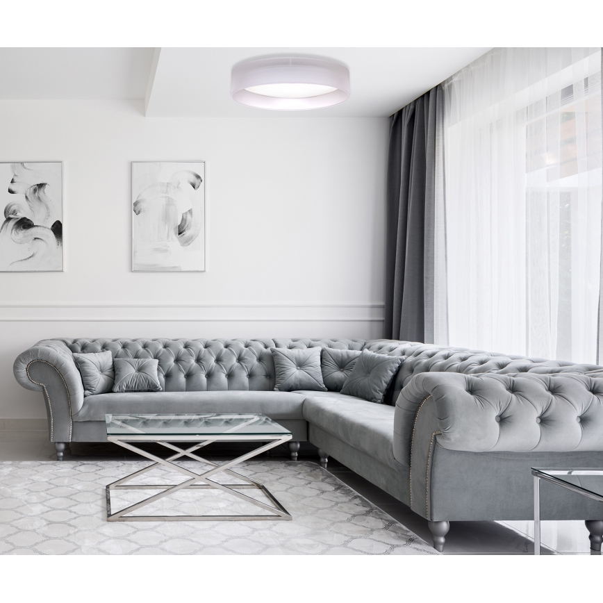 Duolla - LED Stropna svjetiljka ROLLER LED/24W/230V svijetla pr. 45 cm siva