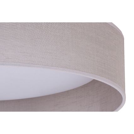 Duolla - LED Stropna svjetiljka ROLLER LED/24W/230V svijetla pr. 45 cm siva