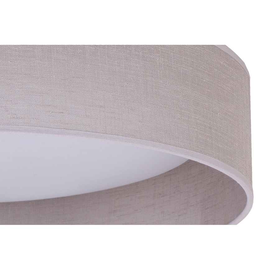 Duolla - LED Stropna svjetiljka ROLLER LED/24W/230V svijetla pr. 45 cm siva