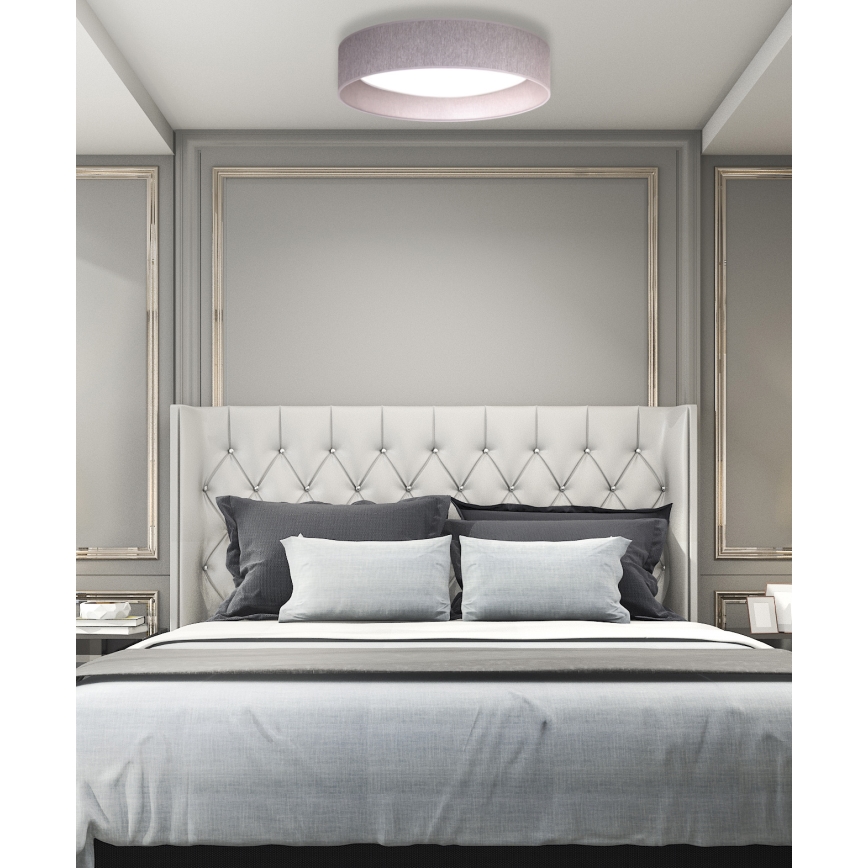 Duolla - LED Stropna svjetiljka ROLLER LED/24W/230V svijetla pr. 45 cm siva