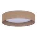 Duolla - LED Stropna svjetiljka ROLLER LED/24W/230V svijetla pr. 45 cm smeđa