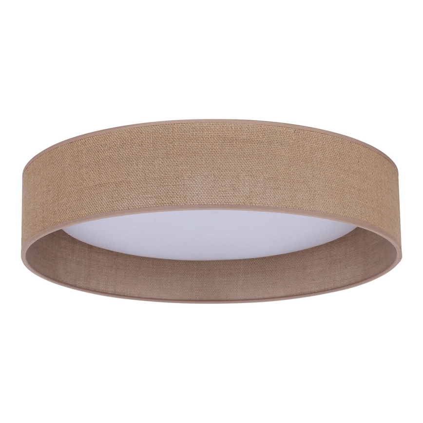 Duolla - LED Stropna svjetiljka ROLLER LED/24W/230V svijetla pr. 45 cm smeđa