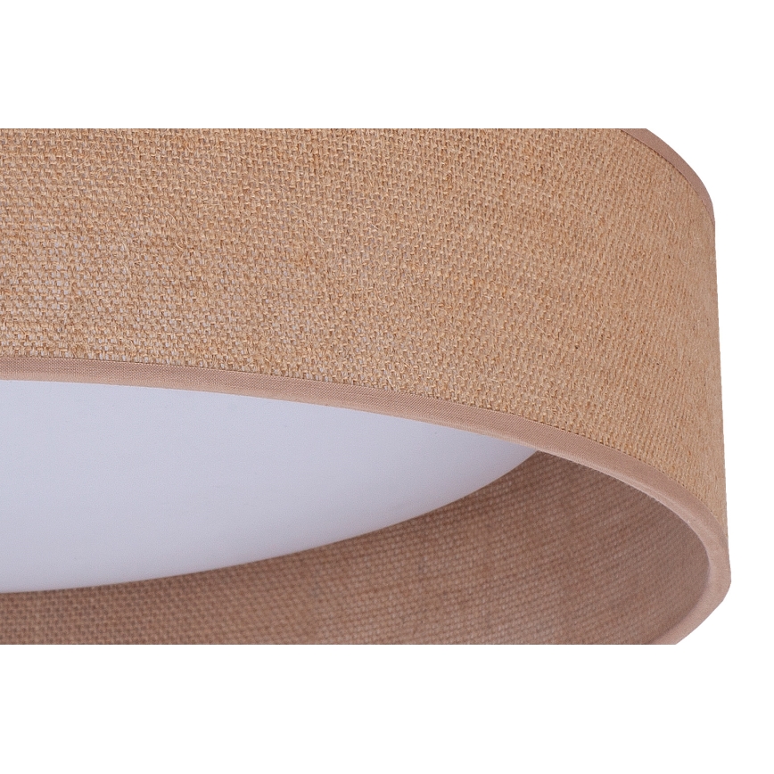 Duolla - LED Stropna svjetiljka ROLLER LED/24W/230V svijetla pr. 45 cm smeđa
