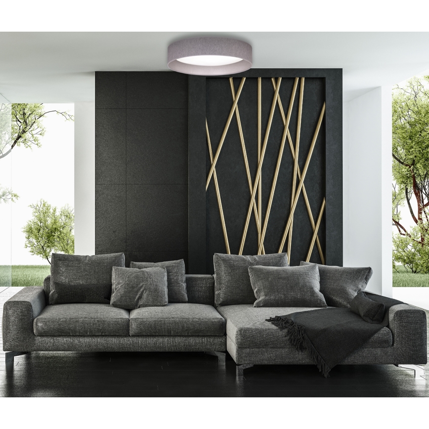 Duolla - LED Stropna svjetiljka ROLLER LED/24W/230V tamna pr. 45 cm siva