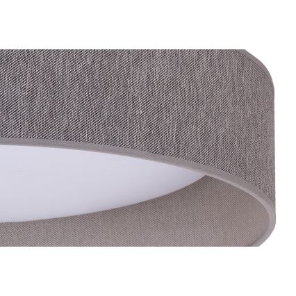 Duolla - LED Stropna svjetiljka ROLLER LED/24W/230V tamna pr. 45 cm siva