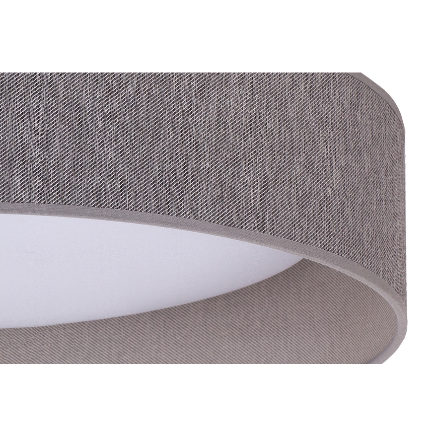 Duolla - LED Stropna svjetiljka ROLLER LED/24W/230V tamna pr. 45 cm siva