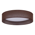 Duolla - LED Stropna svjetiljka ROLLER LED/24W/230V tamna pr. 45 cm smeđa