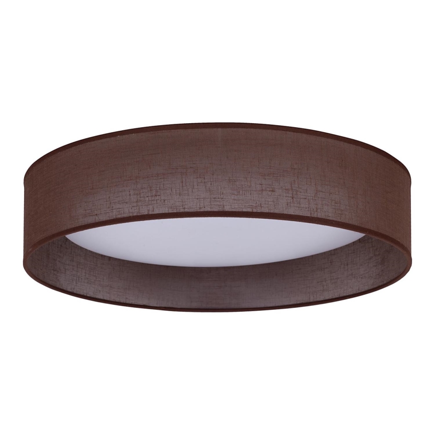 Duolla - LED Stropna svjetiljka ROLLER LED/24W/230V tamna pr. 45 cm smeđa