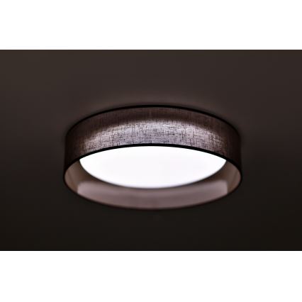 Duolla - LED Stropna svjetiljka ROLLER LED/24W/230V tamna pr. 45 cm smeđa