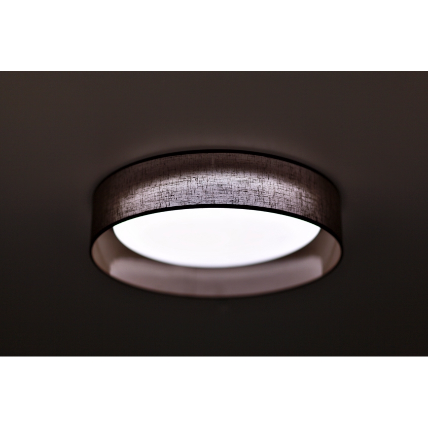 Duolla - LED Stropna svjetiljka ROLLER LED/24W/230V tamna pr. 45 cm smeđa