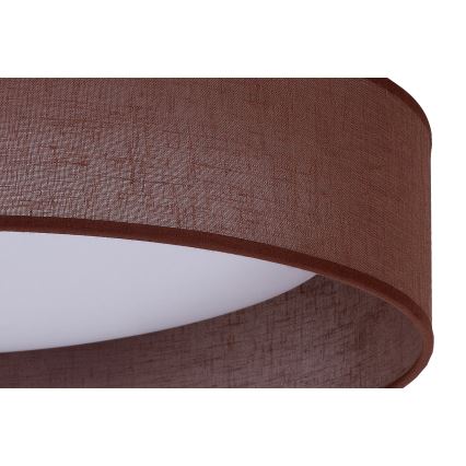Duolla - LED Stropna svjetiljka ROLLER LED/24W/230V tamna pr. 45 cm smeđa
