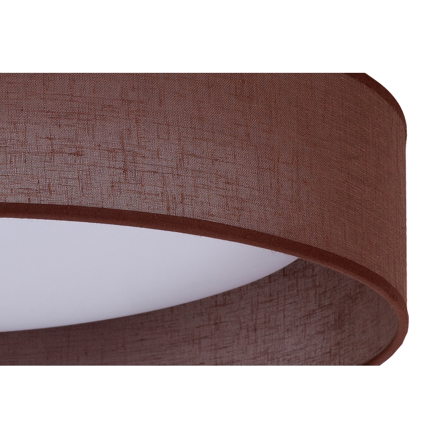 Duolla - LED Stropna svjetiljka ROLLER LED/24W/230V tamna pr. 45 cm smeđa