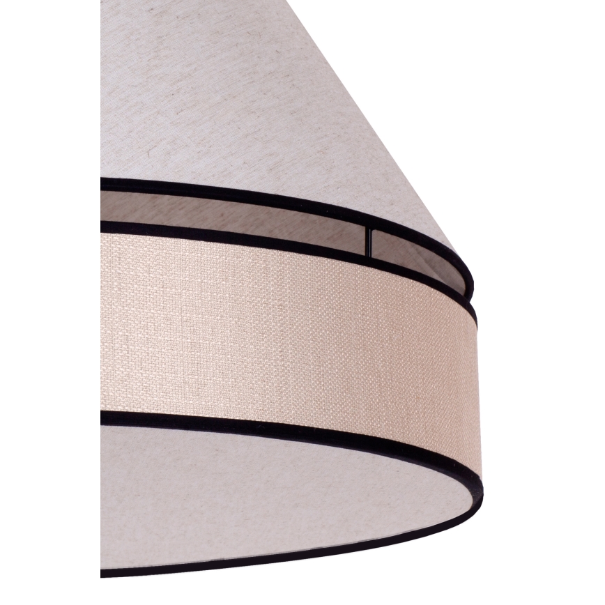 Duolla - Luster na sajli AVIGNON 1xE27/15W/230V pr. 50 cm bež