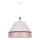 Duolla - Luster na sajli AVIGNON 1xE27/15W/230V pr. 50 cm bijela/bež