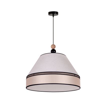 Duolla - Luster na sajli AVIGNON 1xE27/15W/230V pr. 60 cm bež