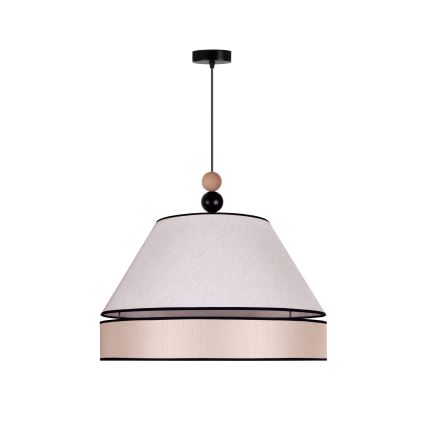 Duolla - Luster na sajli AVIGNON 1xE27/15W/230V pr. 60 cm bež