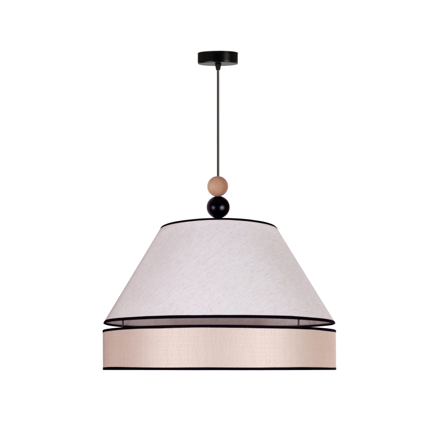Duolla - Luster na sajli AVIGNON 1xE27/15W/230V pr. 60 cm bež