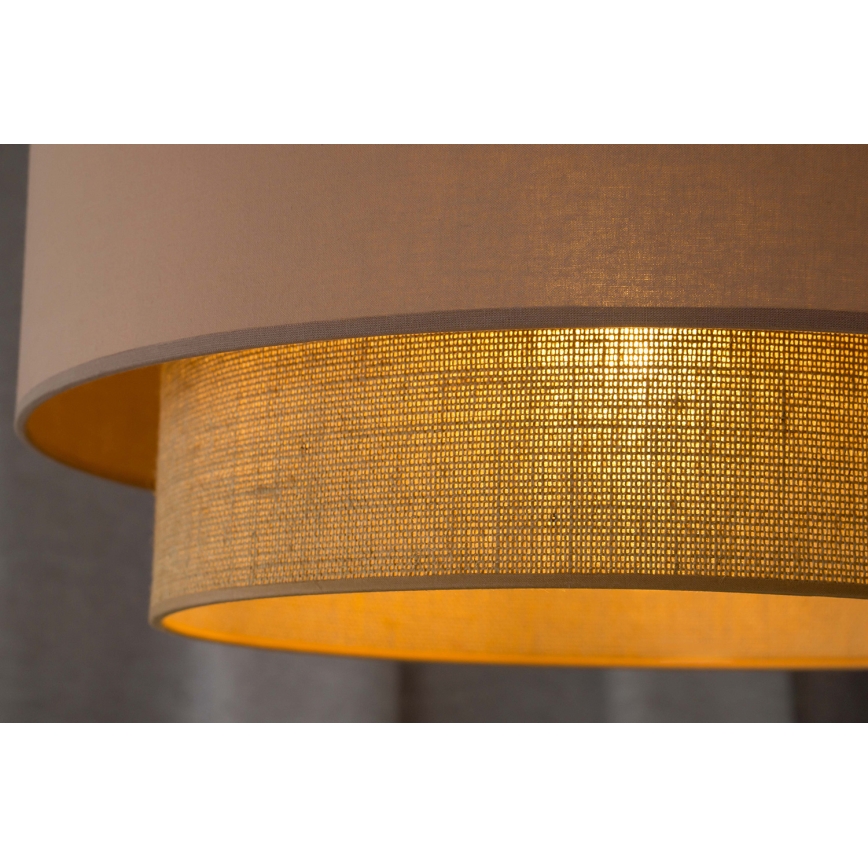 Duolla - Luster na sajli BOHO 1xE27/15W/230V pr. 45 cm bež/smeđa