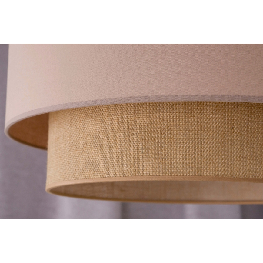 Duolla - Luster na sajli BOHO 1xE27/15W/230V pr. 45 cm bež/smeđa