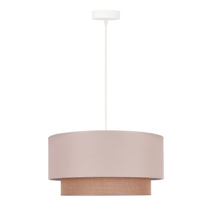 Duolla - Luster na sajli BOHO 1xE27/15W/230V pr. 45 cm bež/smeđa