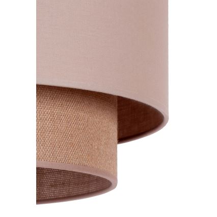 Duolla - Luster na sajli BOHO 1xE27/15W/230V pr. 45 cm bež/smeđa