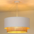 Duolla - Luster na sajli BOHO 1xE27/15W/230V pr. 45 cm bijela/smeđa