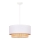 Duolla - Luster na sajli BOHO 1xE27/15W/230V pr. 45 cm krem/ratan
