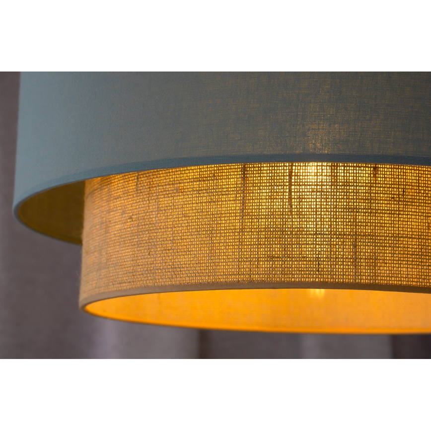 Duolla - Luster na sajli BOHO 1xE27/15W/230V pr. 45 cm zelena/smeđa