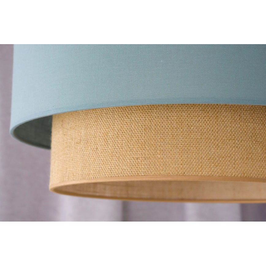 Duolla - Luster na sajli BOHO 1xE27/15W/230V pr. 45 cm zelena/smeđa