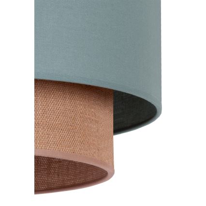 Duolla - Luster na sajli BOHO 1xE27/15W/230V pr. 45 cm zelena/smeđa