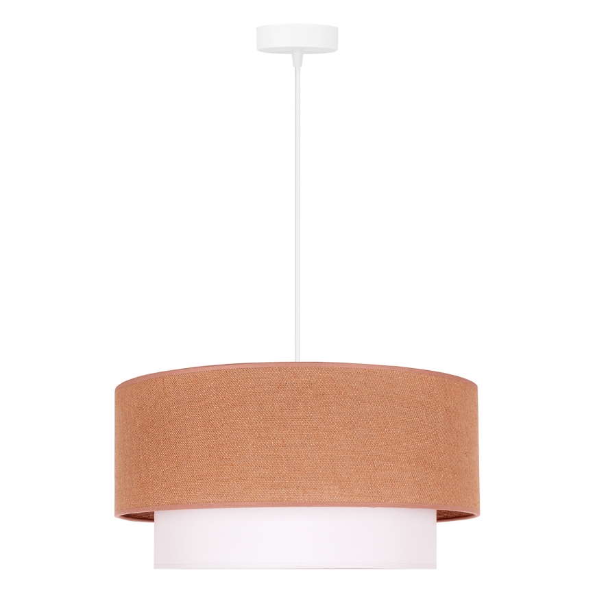Duolla - Luster na sajli BOHO 1xE27/40W/230V pr. 45 cm bež/bijela