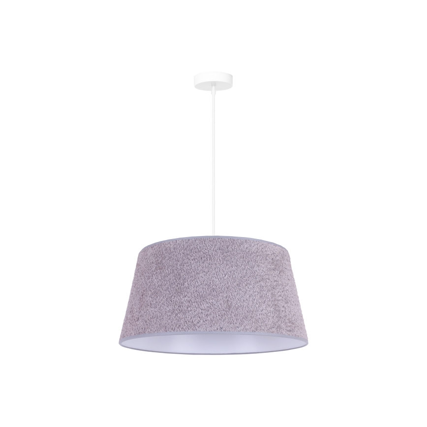 Duolla - Luster na sajli BOUCLE 1xE27/15W/230V pr. 50 cm siva