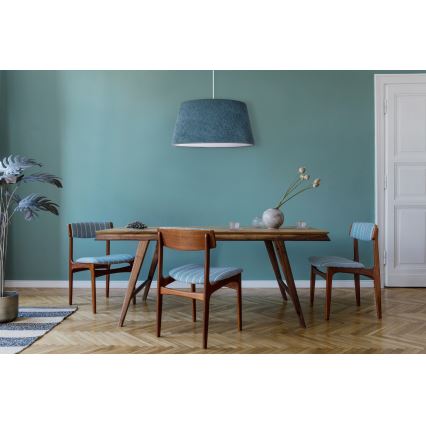 Duolla - Luster na sajli BOUCLE 1xE27/15W/230V pr. 50 cm tirkizna