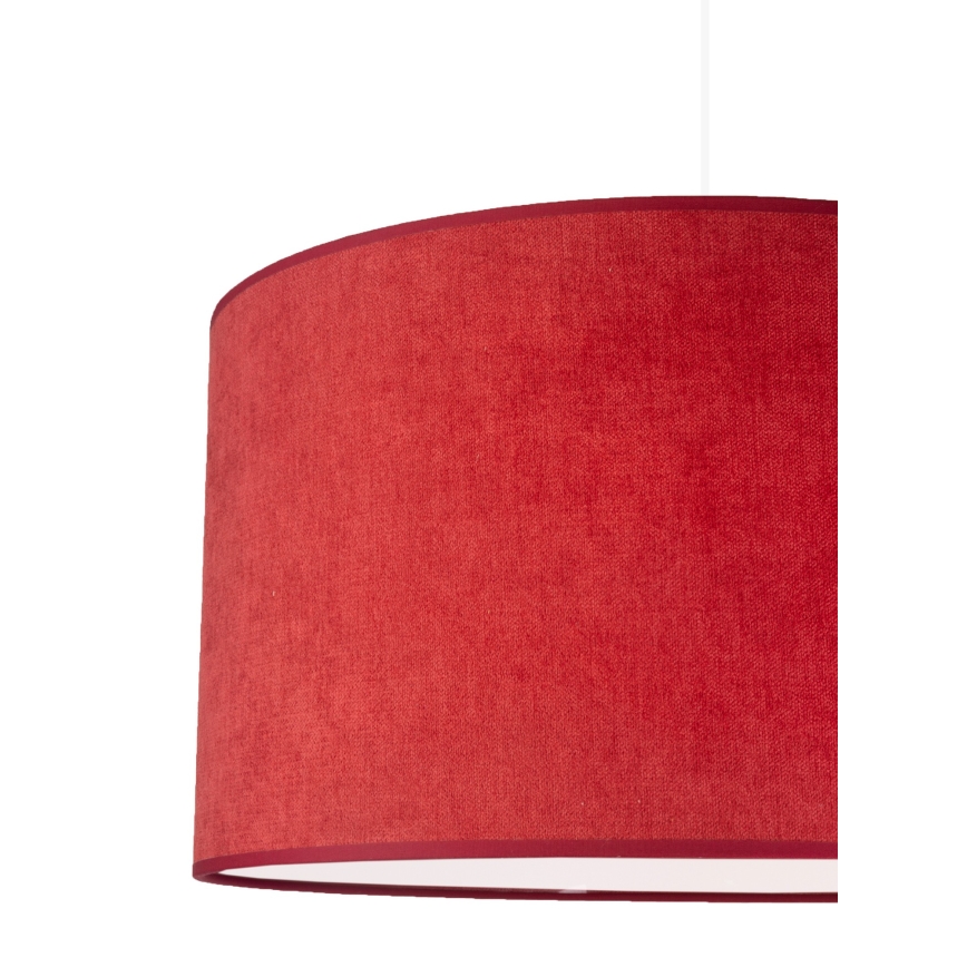 Duolla - Luster na sajli BRISTOL 1xE27/40W/230V pr. 45 cm crvena