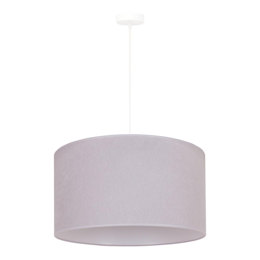 Duolla - Luster na sajli BRISTOL 1xE27/40W/230V pr. 45 cm siva