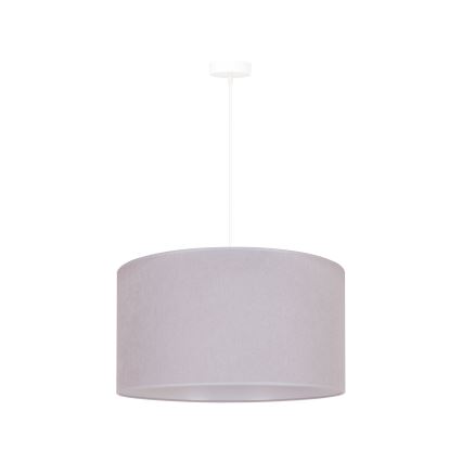 Duolla - Luster na sajli BRISTOL 1xE27/40W/230V pr. 45 cm siva