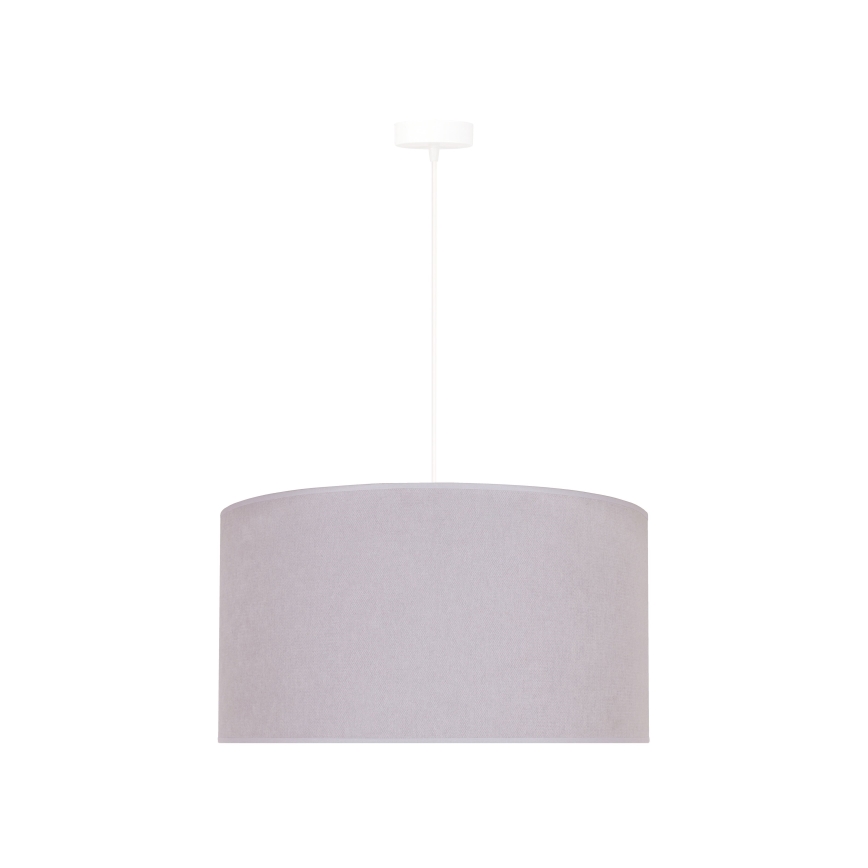 Duolla - Luster na sajli BRISTOL 1xE27/40W/230V pr. 45 cm siva