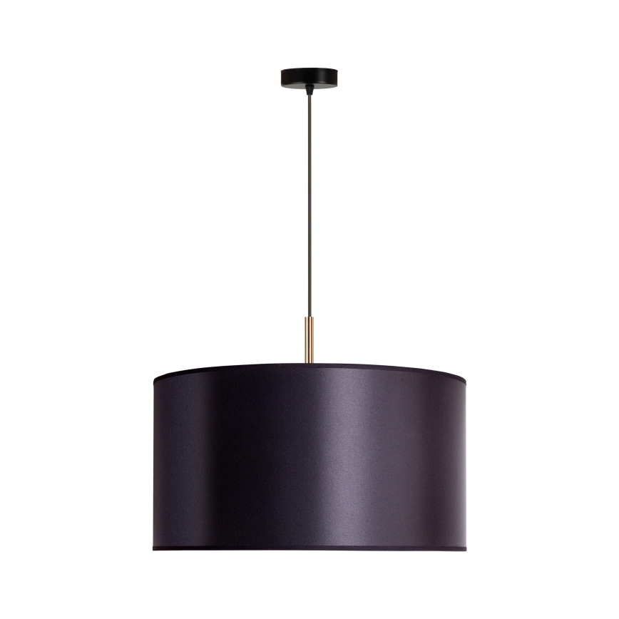 Duolla - Luster na sajli CANNES 1xE27/15W/230V pr. 45 cm crna/bakrena