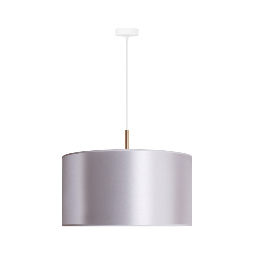 Duolla - Luster na sajli CANNES 1xE27/15W/230V pr. 45 cm srebrna/bakrena