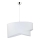 Duolla - Luster na sajli CELLO 1xE27/40W/230V pr. 45 cm bijela