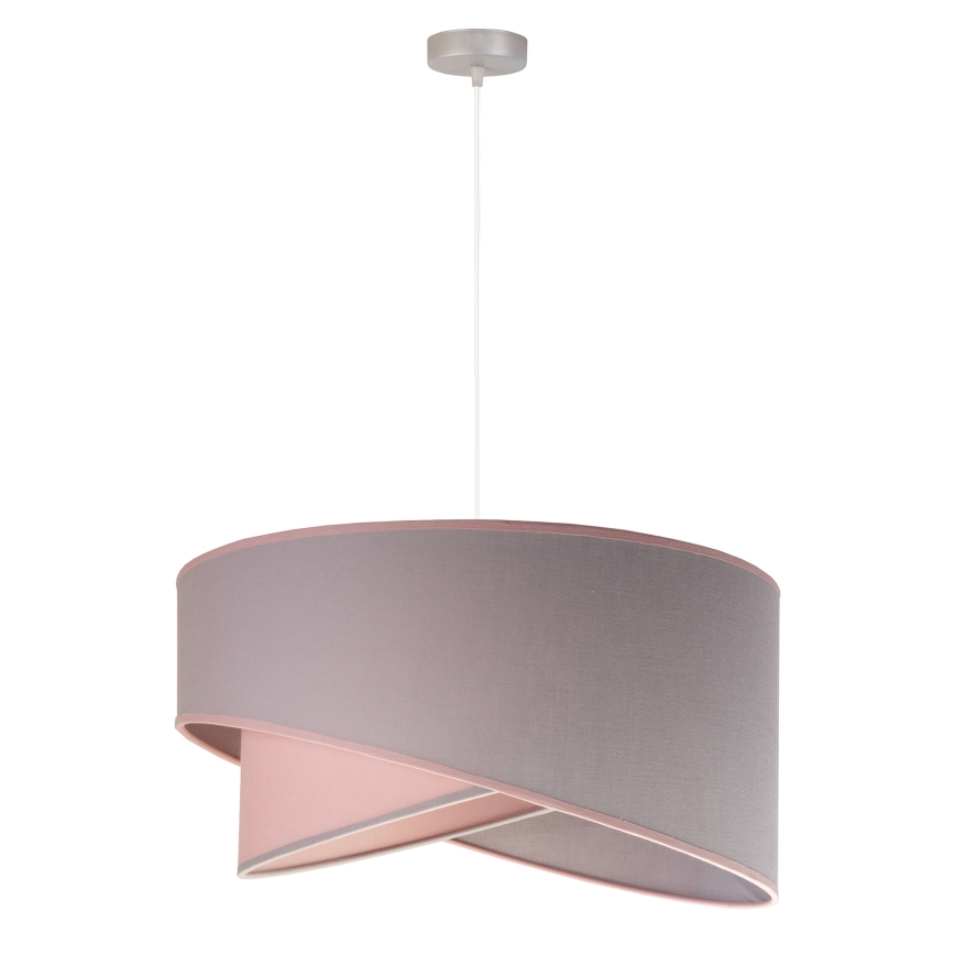 Duolla - Luster na sajli CELLO 1xE27/40W/230V pr. 45 cm ružičasta