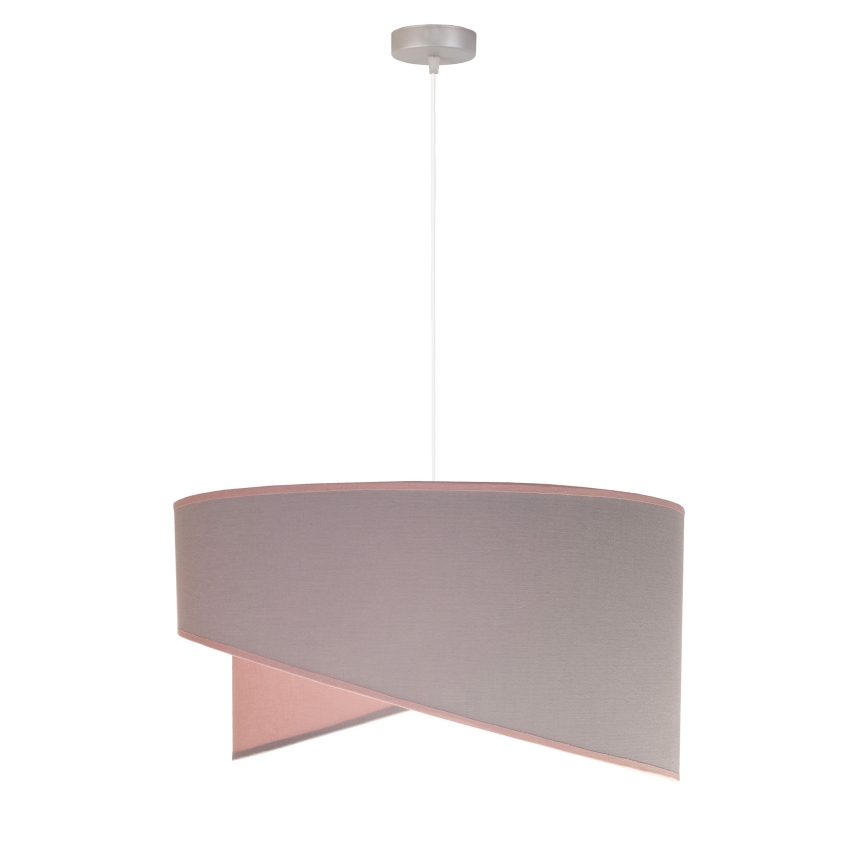Duolla - Luster na sajli CELLO 1xE27/40W/230V pr. 45 cm ružičasta