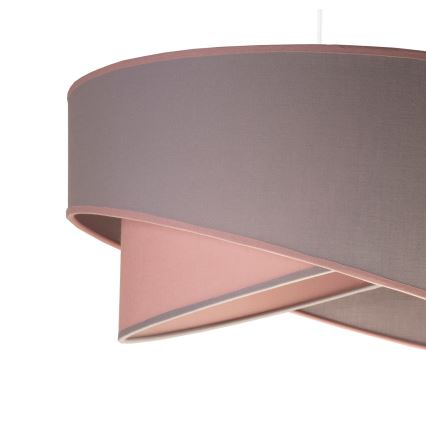 Duolla - Luster na sajli CELLO 1xE27/40W/230V pr. 45 cm ružičasta