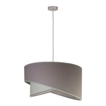 Duolla - Luster na sajli CELLO 1xE27/40W/230V pr. 45 cm siva/zelena