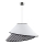 Duolla - Luster na sajli COCO 1xE27/40W/230V pr. 50 cm bijela/crna