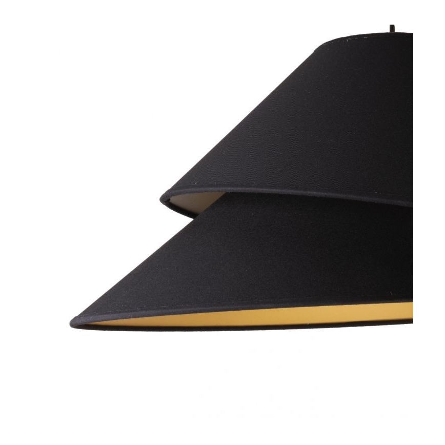 Duolla - Luster na sajli COCO 1xE27/40W/230V pr. 50 cm crna