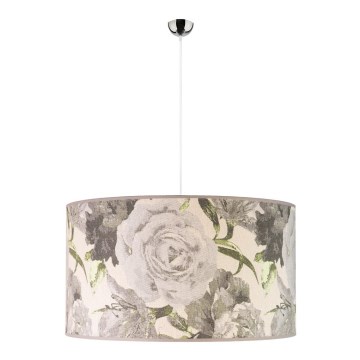 Duolla - Luster na sajli CONSTANCE 1xE27/40W/230V pr. 45 cm siva