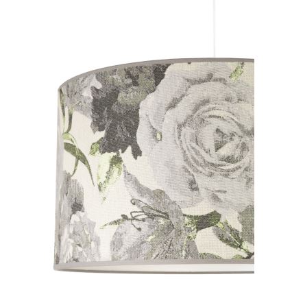 Duolla - Luster na sajli CONSTANCE 1xE27/40W/230V pr. 45 cm siva